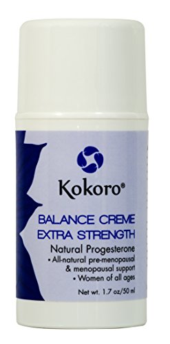Kokoro Extra Strength Natural Progesterone Balance Creme, 1.7 oz Pump, Extra Strength - AB Mystery