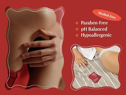 Feminine Wipes - Flushable Wet Wipes - Individually Wrapped 40 Units - pH Balanced- Alcohol-Free - AB Mystery