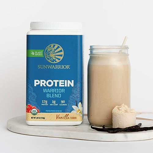 Sunwarrior Vegan Protein Powder Organic Plant-Based Protein | BCAA Amino Acids Hemp - AB Mystery