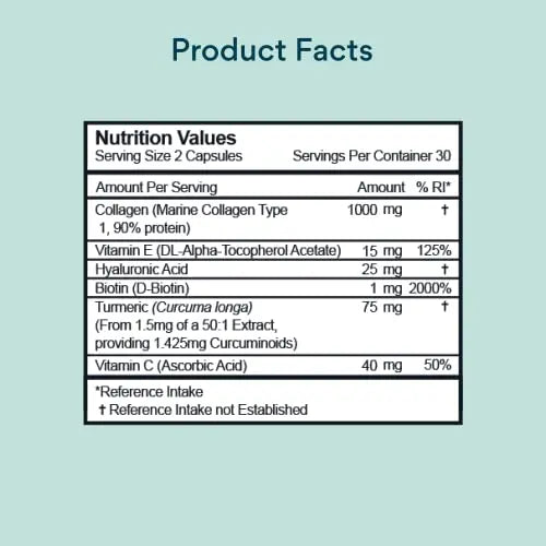 Bettervits Collagen Complex | 1000mg Hydrolyzed Capsules Bettervits