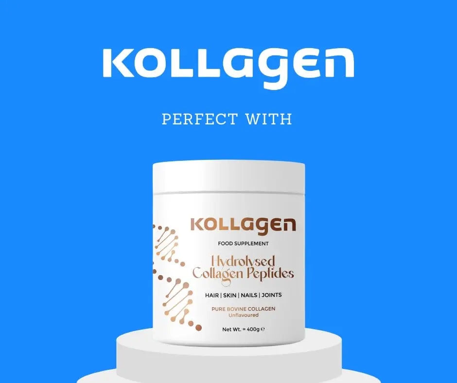 100% Pure Collagen Peptides Powder 400g Kollagen: Hydrolysed Bovine Collagen Peptides (Type 1) - AB Mystery