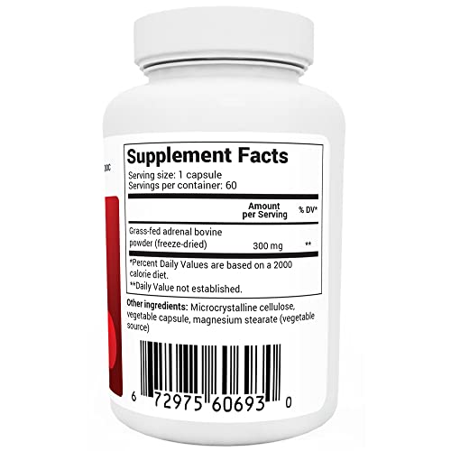 Dr. Berg's Adrenal Glandular - Cortisol Manager, More Energy, Focus, Stress and Immunity - AB Mystery