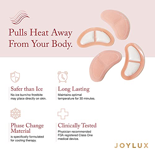 Joylux coldHER 80 Bra Inserts | Menopause Relief | Hot Flash Relief | Menopause Support, 80 Degrees - AB Mystery