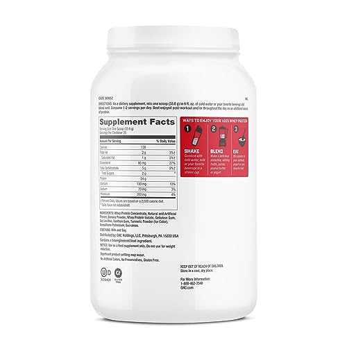 GNC Pro Performance 100 Whey Protein - Banana Cream 1.86 lbs. - AB Mystery