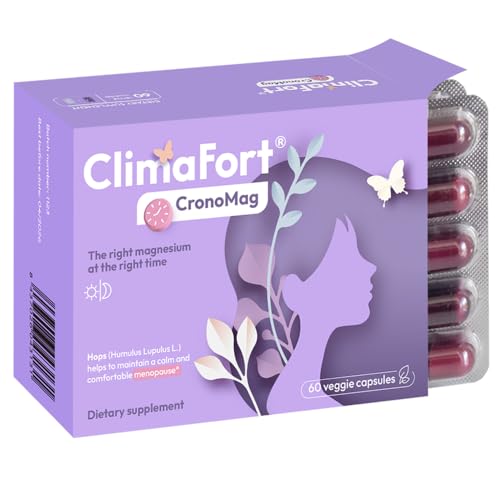 ClimaFort® CronoMag | Magnesium for Women in Menopause | The Right Magnesium at The Right time