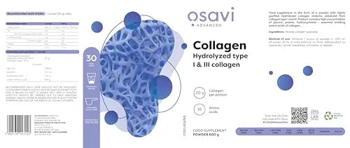 Osavi Collagen Peptides - Hydrolyzed Type 1 & 3-600g - AB Mystery