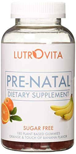 Lutrovita Sugar Free Pre-Natal Orange & Touch of Banana, 180 Count