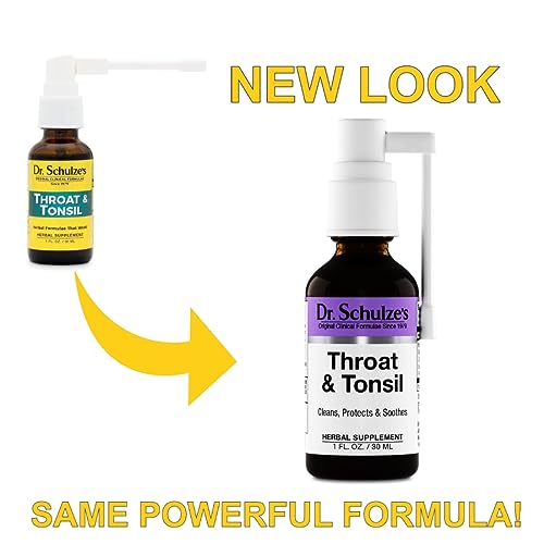 Dr. Schulze's Throat & Tonsil | Cool, Soothe & Protect | Herbal Supplement | Vegan & Koshe - AB Mystery
