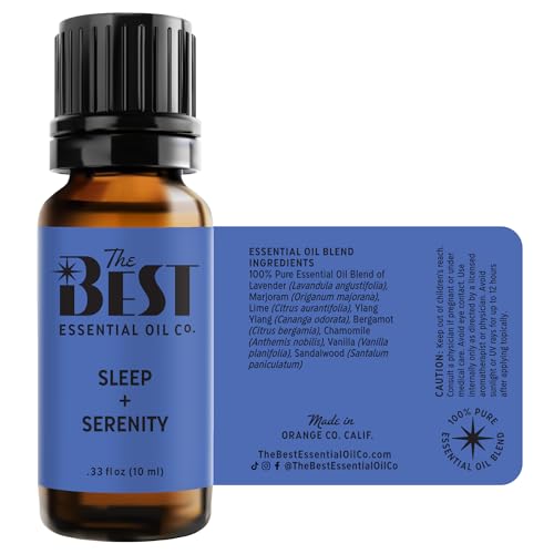 The Best Sleep + Serenity Essential Oil Blend- Premium Grade- 100% Pure & Natural for Aromatherapy - AB Mystery