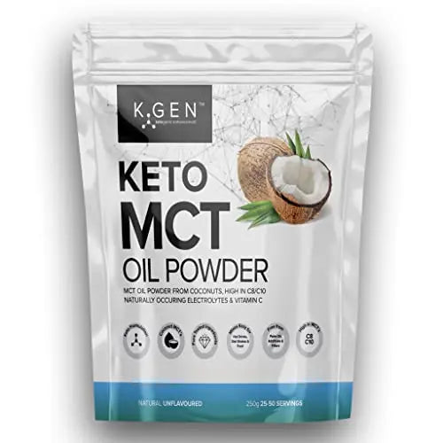 Keto MCT Oil Powder Pure Coconut MCT Keto Coffee Creamer | Premium Quality C8 Easily Absorbed & Digested - AB Mystery