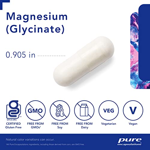 Pure Encapsulations Magnesium (Glycinate) - Supplement to Support Stress Relief, Sleep - AB Mystery