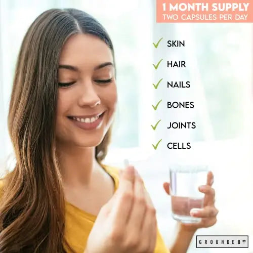 Hydrolysed Marine Collagen 700mg with Hyaluronic Acid, Vitamin C, Vitamin E, Copper & Biotin - AB Mystery