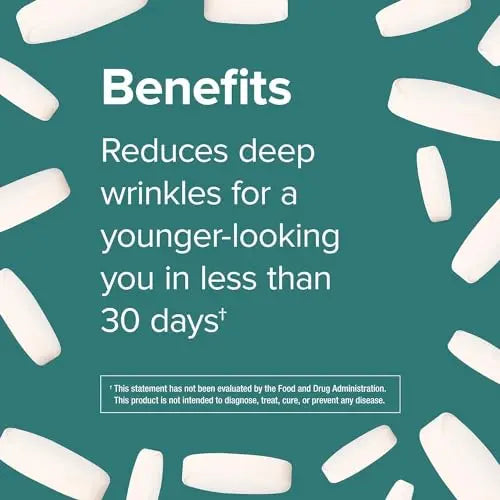 Webber Naturals Collagen30® Bioactive Collagen Peptides 2500 mg 180 Tablets - AB Mystery