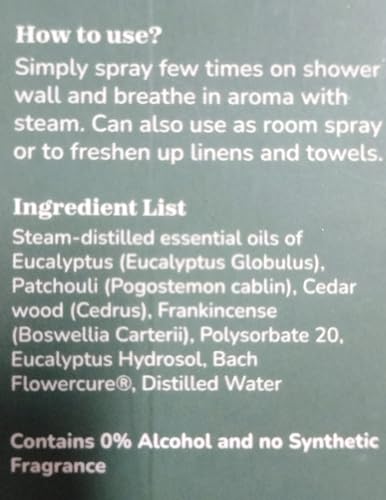 Eucalyptus Shower Spray Spa Feel - Escape to Serene Eucalyptus Forest (1200+ Sprays) - AB Mystery