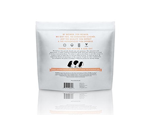 L. Chlorine Free Ultra Thin Liners Regular Absorbency, Organic Cotton, Free of Chlorine Bleaching - AB Mystery