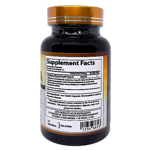 Productos El Colibri Candida Hongos 90 Capsules - AB Mystery