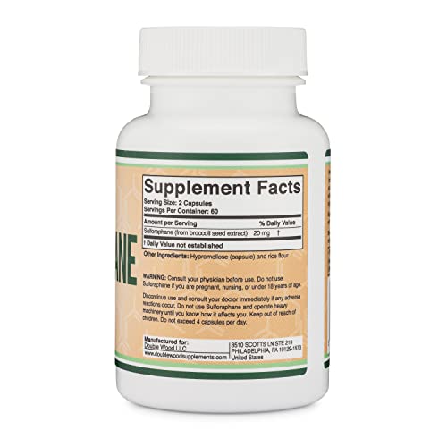 Sulforaphane Supplement - 20mg of Activated and Stabilized Sulforaphane per Serving - AB Mystery