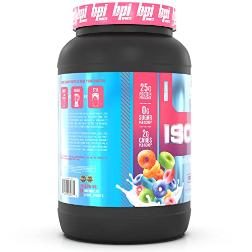 BPI Sports ISO HD – 100% Whey Protein Isolate Powder – Muscle Growth, Recovery - AB Mystery