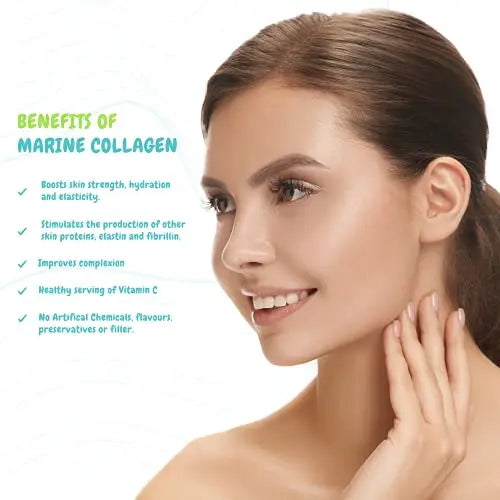 Marine Collagen Liquid | 25 x 10ml Servings | Liquid Collagen Drink for Women and Men | Pure Marine Collagen for Strong Bones & Joints - AB Mystery