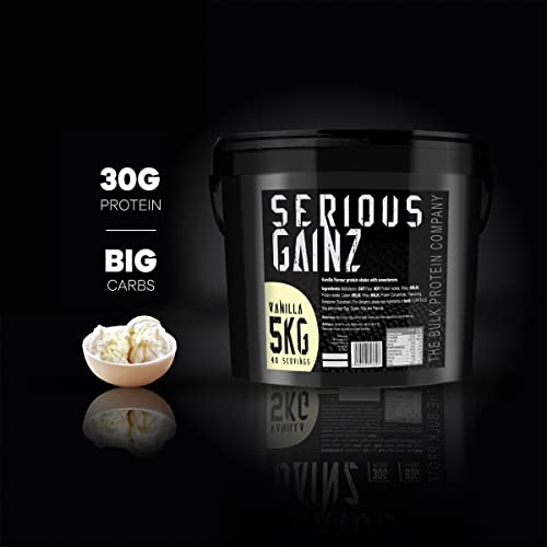 The Bulk Protein Company, SERIOUS GAINZ - Whey Protein Powder - Weight Gain, Mass Gainer The Bulk Protein Company