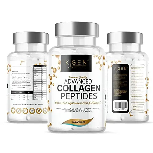 Pure Collagen Supplements Capsules Grass Fed Advanced Multi Collagen Peptides - AB Mystery