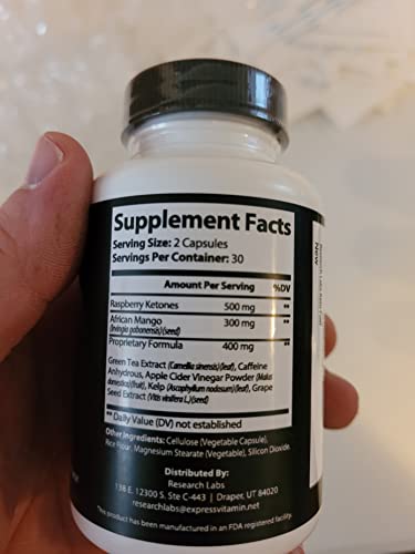 Research Labs 2 fer 1 Ad - Advanced Keto Diet Pills Supplement w/ Apple Cider Vinegar - AB Mystery