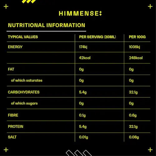 Hydrolysed Marine Liquid Collagen - 6000mg Type 1 Collagen Peptides enriched with 7 Vitamins Himmense