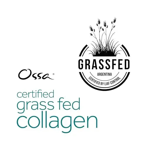 Ossa Certified Grassfed Collagen Peptides Powder-Supplement for Joint, Gut, Hair, Skin & Nails Ossa