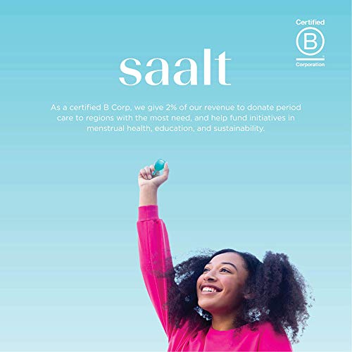 Saalt Teen Menstrual Cup - Best Sensitive Reusable Cup - Wear for 12 Hours - Tampon and Pad Alternative - AB Mystery