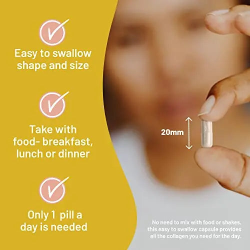 Vegan Collagen Supplement for Skin, Hair, Nails, Joints & Bones with Vegan Vitality