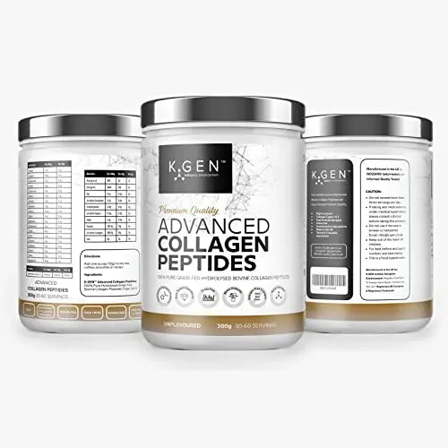 K-GEN Bovine Collagen Powder with Premium Quality Ingredients – Pure Hydrolysed Grass-Fed Bovine Collagen - AB Mystery
