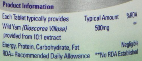 FSC 500mg Wild Yam - Pack of 90 Tablets - AB Mystery