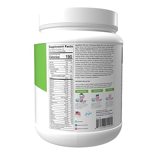 Lean1 Strawberry, 15 Serving tub, Fat Burning Meal Replacement by Nutrition53 - AB Mystery