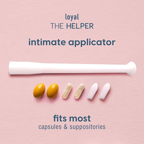 Loyal The Helper Vaginal Suppository Applicators | Efficient | Compact | Comfortable | Fits Most Brands, Pills - AB Mystery