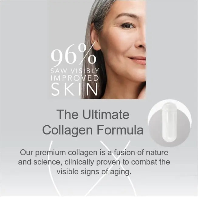 Collagen Tablets, Best Hydrolysed Protein Peptide Skin Supplement - 90 x Collagen Capsules x 800mg - AB Mystery