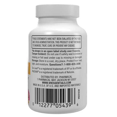vH essentials Urinary Health & Bladder Control, Cranberry Extract, Prebiotics and Probiotics - AB Mystery