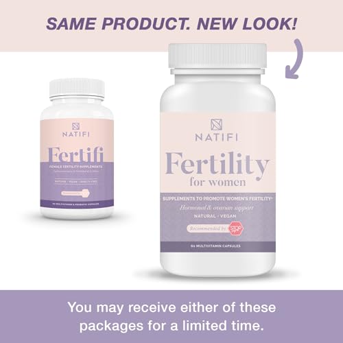 Natifi Conception Fertility Prenatal Vitamins Regulate Cycles, Balance Hormones, Aid Ovulation Natifi