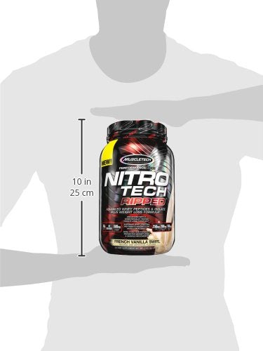 Protein Powder for Weight Loss - MuscleTech Nitro-Tech Ripped - Whey Protein Powder - AB Mystery