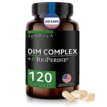 Zenavea Dim Supplement, Hormone Balance for Men with Dim & BioPerrine - Estrogen Blocker for Men