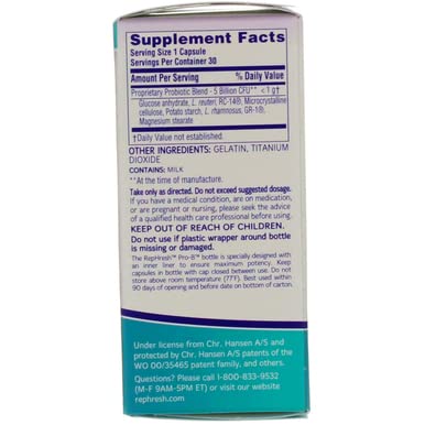 RepHresh Pro-B Vaginal Probiotic Feminine Supplement One Bottle 30 Count - AB Mystery