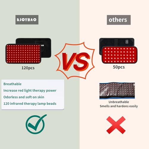 RJOYBAO Red Light Therapy Infrared Light Therapy Belt for Body,Red Light Therapy lamp - AB Mystery