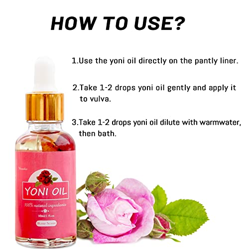 2 Packs Yoni Oil for Women, All Natural Feminine Oil Intimate Deodorant for Women, Ph Balanced - AB Mystery