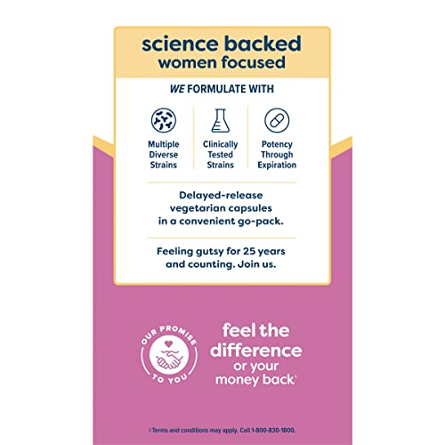 Renew Life Women's Probiotic Capsules, Supports pH Balance for Women, Vaginal, Urinary - AB Mystery