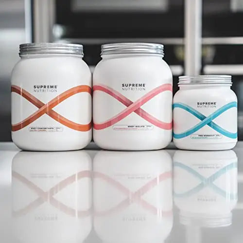 Supreme Nutrition Whey Protein Concentrate | 1.12kg - 28 Servings | Lean Muscle Supreme Nutrition
