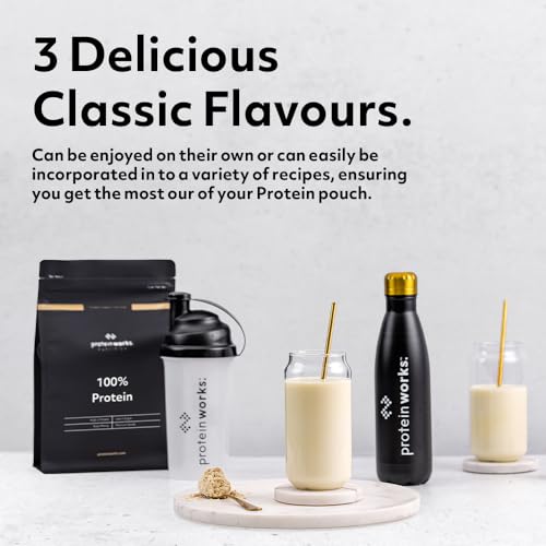 Protein Works - 100% Protein, 1.25kg, High Protein Blend, 41 Servings, Chocolate Silk Protein Works