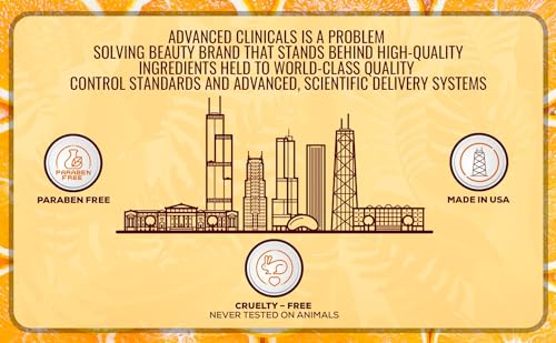 Advanced Clinicals Vitamin C Face & Body Cream Moisturizing Skin Care Lotion, Anti - AB Mystery