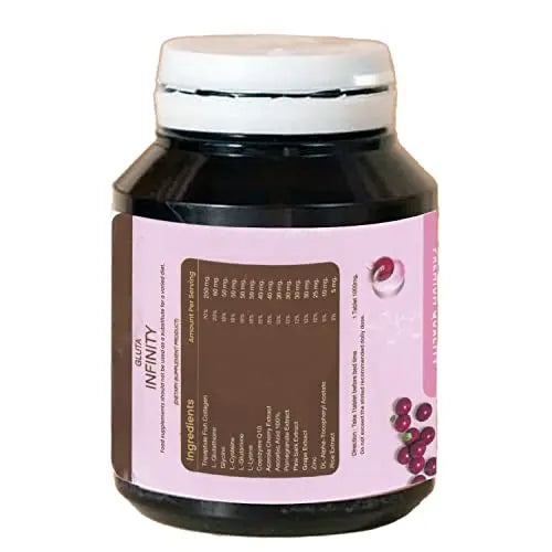 Gluta Infiniy 1000mg L-Glutathione Supplement Tripeptide Fish Collagen L-Glutamine Ascorbic - AB Mystery