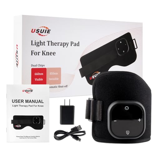 Cordless Red Light Therapy for Knee, Infrared Light Therapy Devices for Knee Pain Relief, Meniscus Injury - AB Mystery