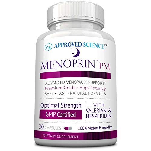 Menoprin PM - Advanced Menopause Support - Help Relieve Hot Flashes & Mood Swings - 1 Bottle Menoprin PM